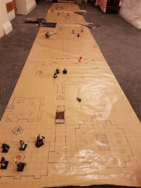 Printable Tabletop Blank Battle Grid