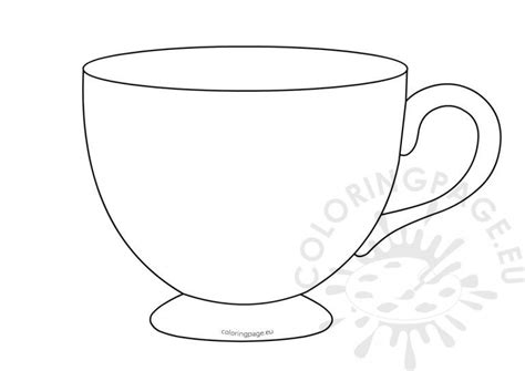 Printable Teacup Template