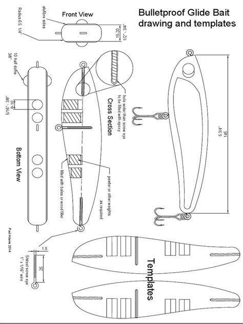 Printable Template For Make Lures