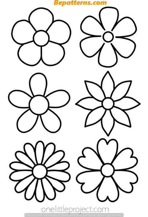 Printable Templates For Flowers