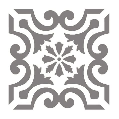 Printable Tile Stencil