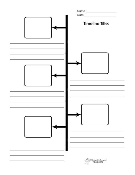 printable timeline templates for students