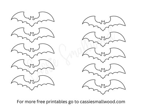 Printable Tiny Bat Picture