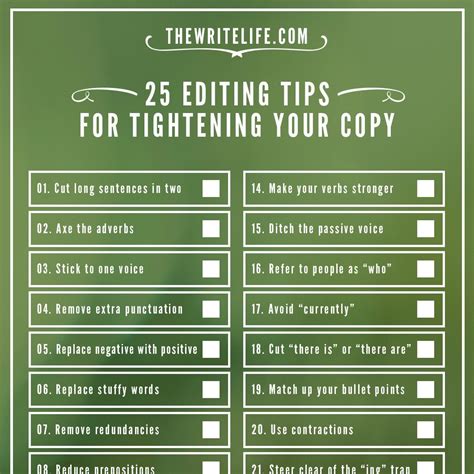 Printable Tips For Photo Editing