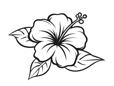 Printable Tropical Flowers