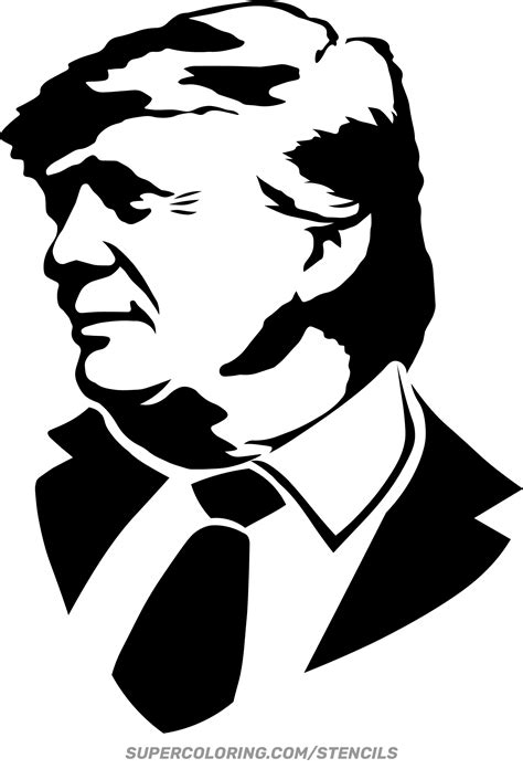 Printable Trump Stencil