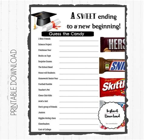 Printable Trunk Party Games: A Fun Way To Celebrate Your Graduation