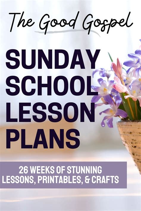 Printable Tween Sunday School Lessons