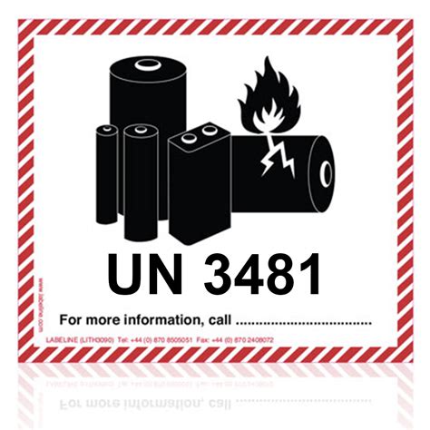 Printable Un3481 Label Pdf