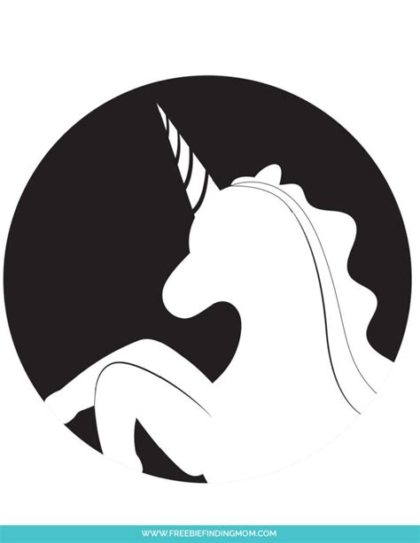 Printable Unicorn Pumpkin Stencils
