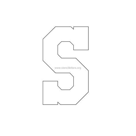 Printable Varsity Letter Stencils