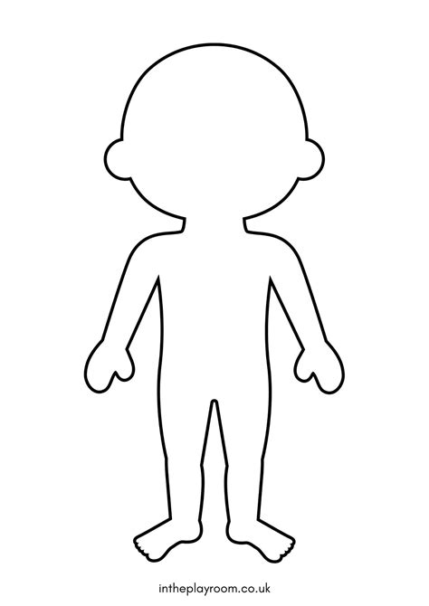 Printable Vector Body Outline