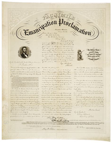 Printable Version Of The Emancipation Proclomation Primary Source