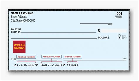 Printable Voided Check Wells Fargo