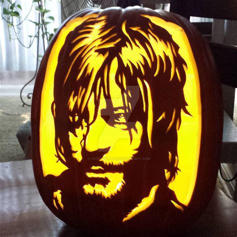 Printable Walking Dead Pumpkin Stencil