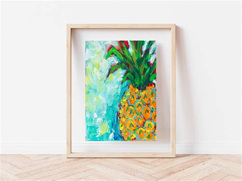 Printable Wall Art Pineapples