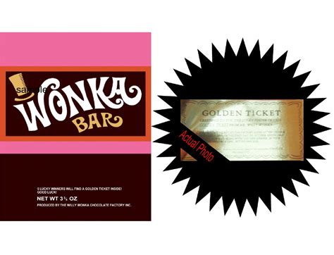 Printable Wanka Bar Wraper