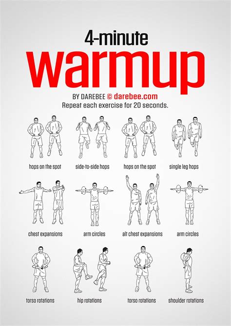 Printable Warm Up For Weightlifting