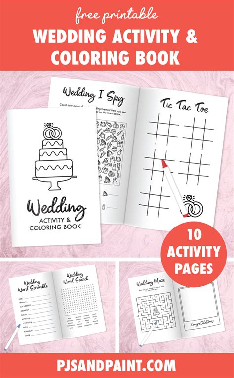 Printable Wedding Activity Booklet