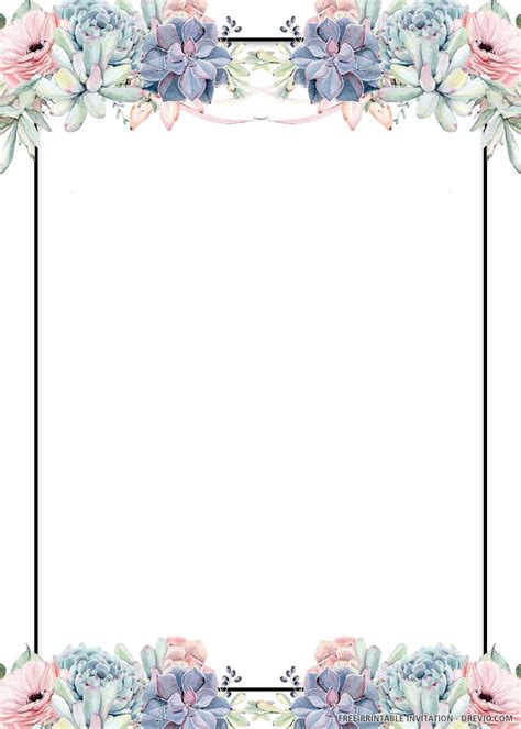 Printable Wedding Paper Blank