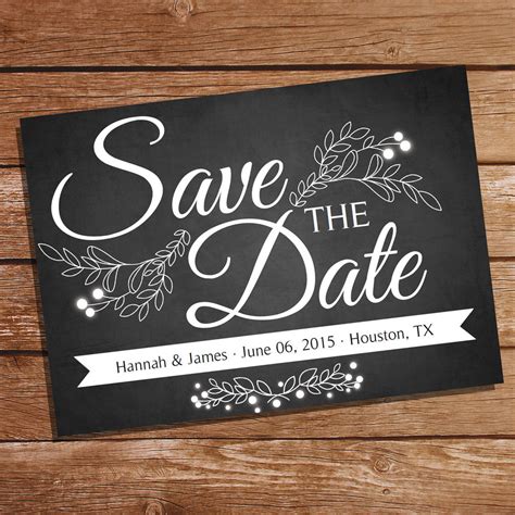 Printable Wedding Save The Dates Free