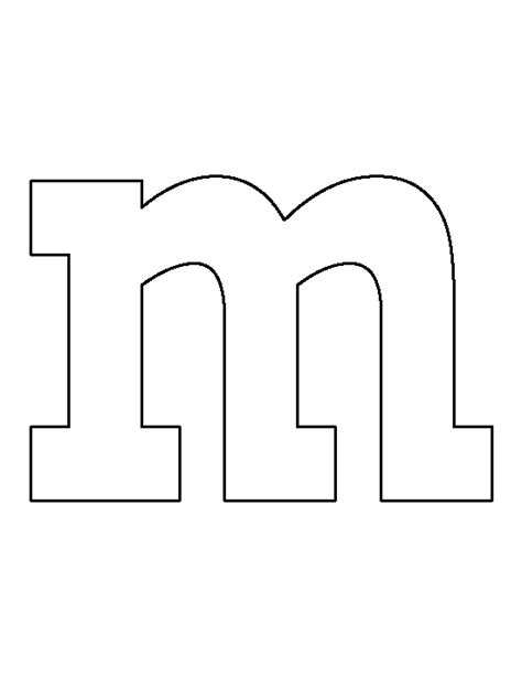 Printable White M M Logo