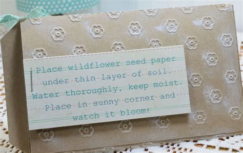 Printable Wildflower Seed Paper