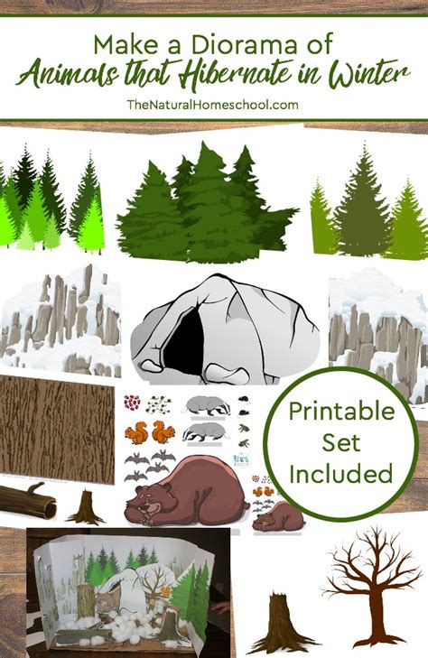 Printable Winter Diorama Printables