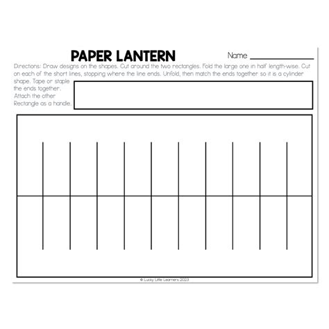 Printable Wish Lantern Instructiona