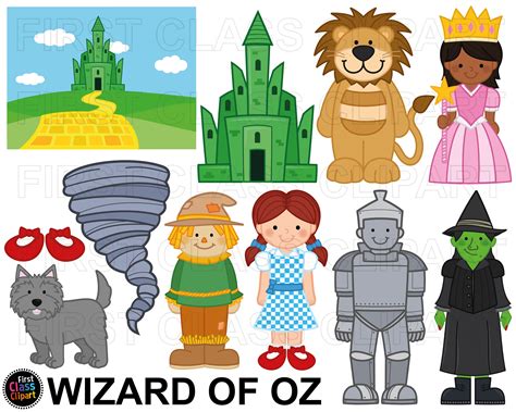 Printable Wizard Of Oz Characters Clipart
