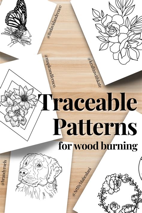 Printable Wood Burn Pattern