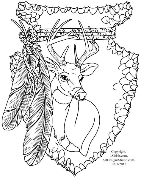 Printable Wood Carving Patterns Deer
