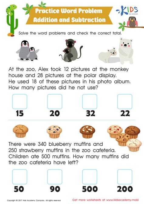 Printable Word Problem Games