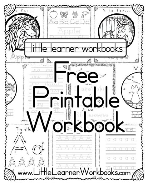 Printable Workbook For Kids