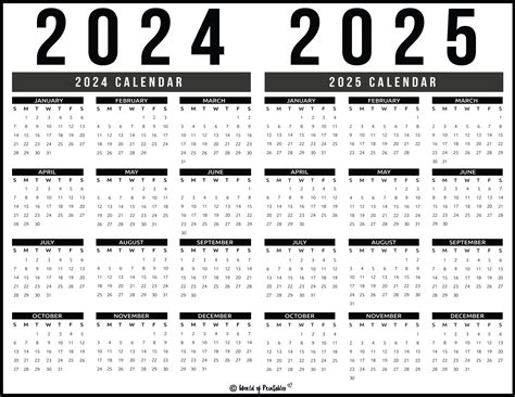 Printable Workout Calendar 2025