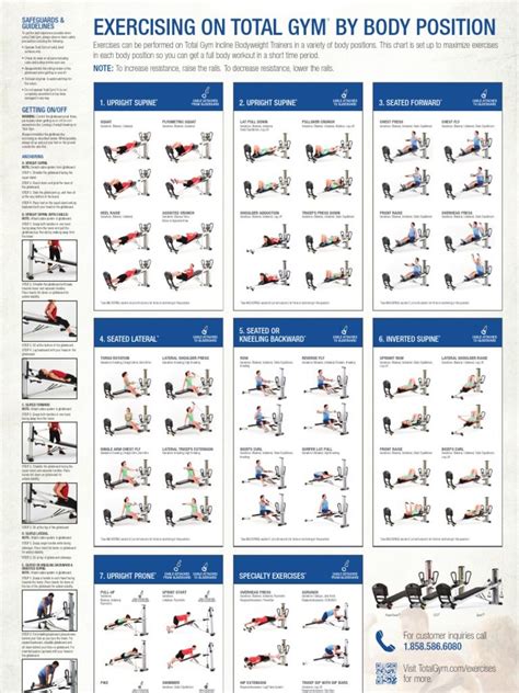 Printable Workout For Total Gym