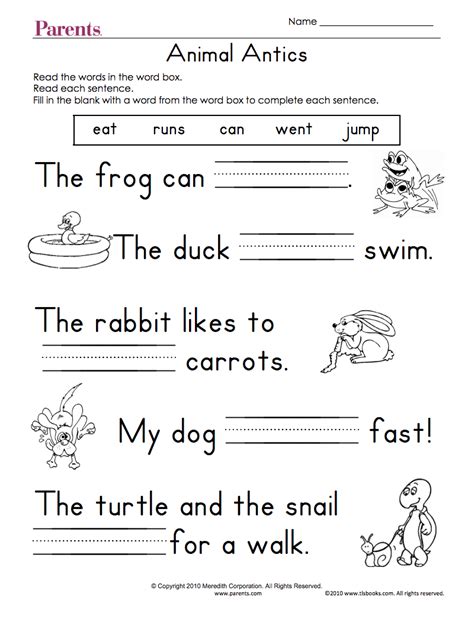 Printable Worksheet For 8 Year Old