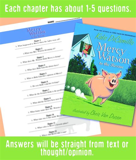 Printable Worksheet For Mercy Watson