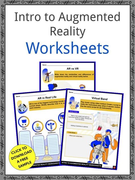 Printable Worksheets Augmented Reality