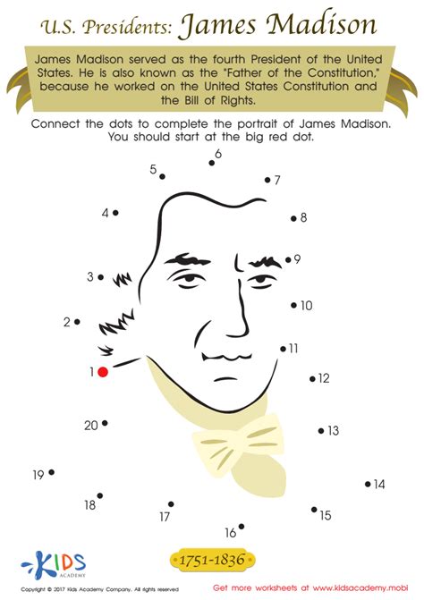 Printable Worksheets James Madison