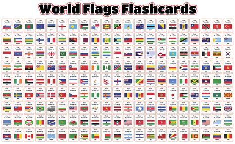 Printable World Flags Pendant
