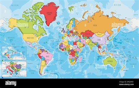 Printable World Map High Resolution