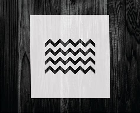 Printable Zig Zag Stencil