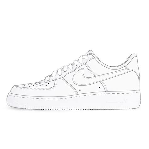 Customize Your Air Force 1s with Printable Templates
