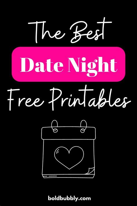 Printables For Date Night