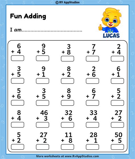 Printables For Learning Addition