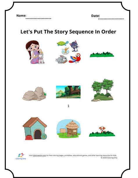 Printables Put In Order