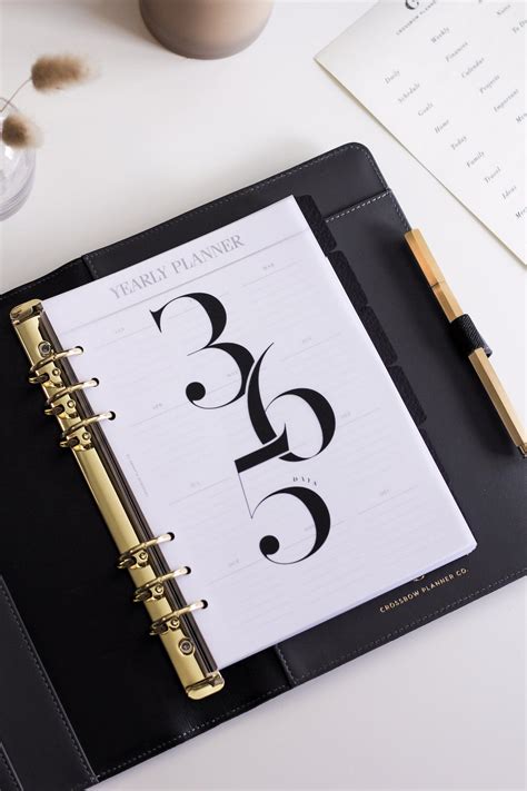 Printed A5 Planner Inserts