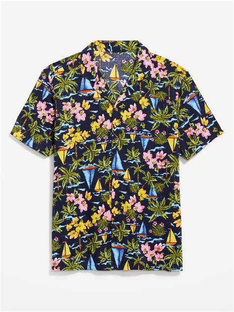 Printed Camp Shirt
