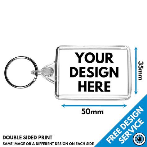 Printed Key Rings